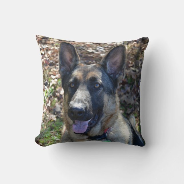 Beautiful German Shepherd Pillow (Front)