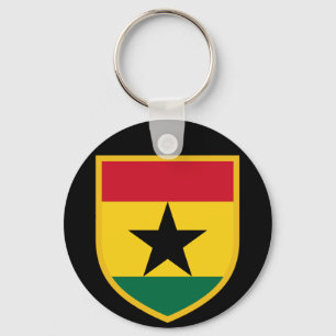 Beautiful Ghana Flag Keychain