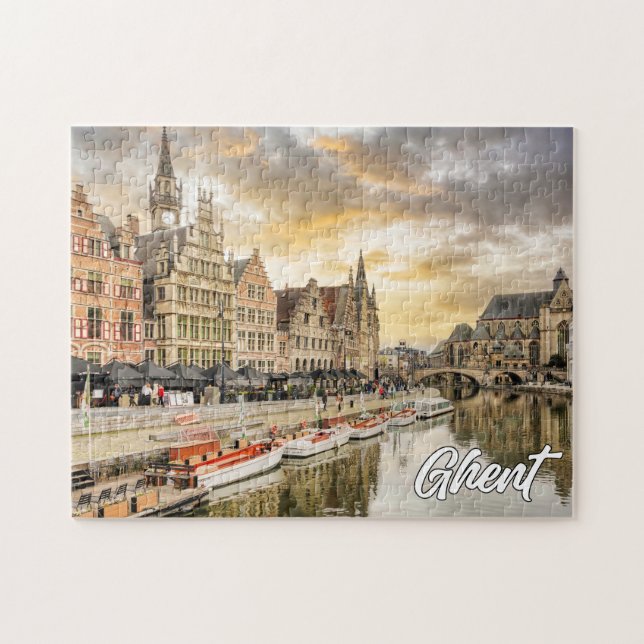 Beautiful Ghent, Belgium Jigsaw Puzzle (Horizontal)