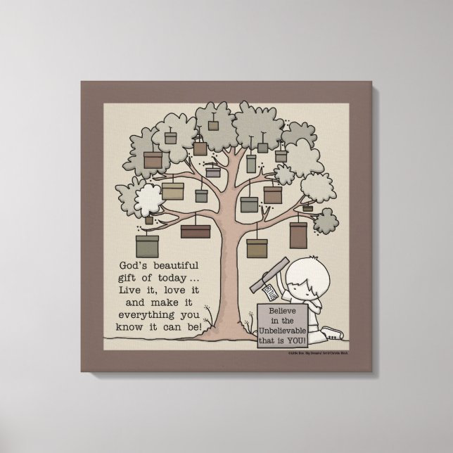 Beautiful Gift Canvas Print (Front)