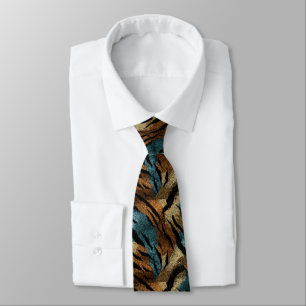Beautiful Gifts For Men Tiger Skin Tie