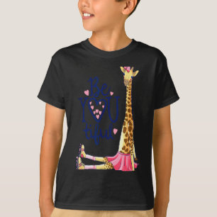 Beautiful Giraffe _ Inspire Be You Giraffe Animal  T-Shirt