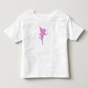 Beautiful girl fairy silhouette toddler t-shirt