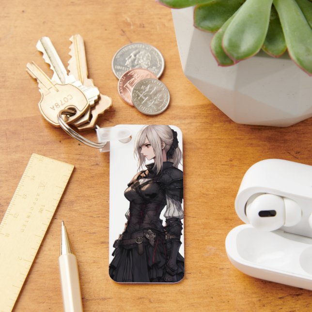 Beautiful Girl Fantasy Anime Keychain (Desk)