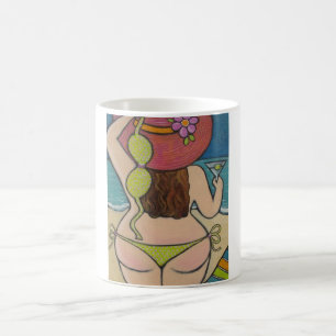 Beautiful Girl in Bikini Coffee Mug