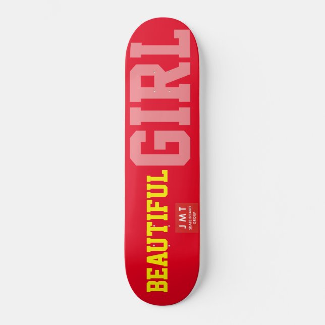BEAUTIFUL GIRL Skateboard (Front)