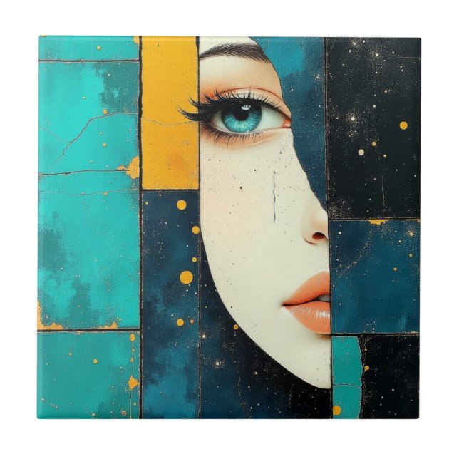 Beautiful Girl Tile (Front)