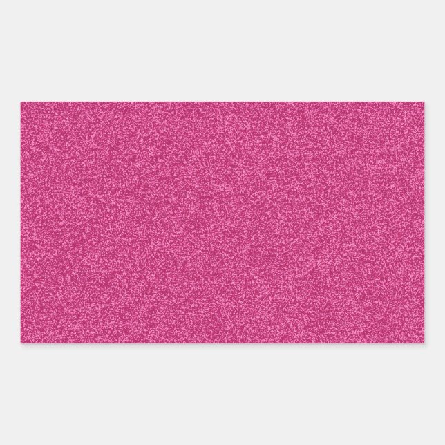 Beautiful girly hot pink glitter effect background sticker (Front)