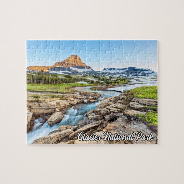 Beautiful Glacier National Park, Montana Jigsaw Puzzle (Horizontal)