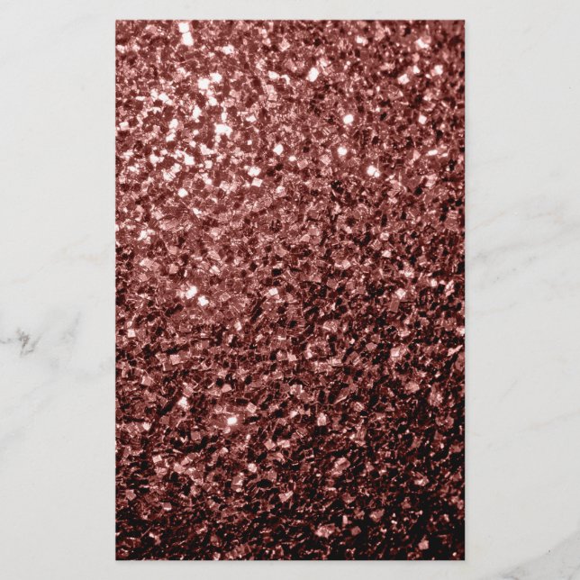Beautiful Glam Brown Red Glitter sparkles Flyer (Front)