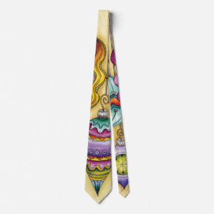 Beautiful Glass Colourful Christmas Ornaments Tie