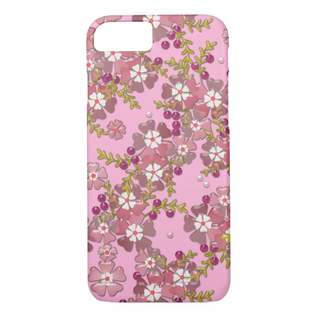 Beautiful glass flowers Case-Mate iPhone case (Back)