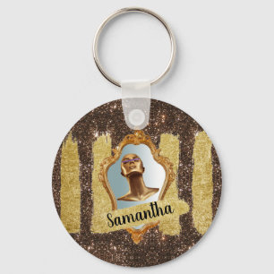 Beautiful Glitter Elegant Chic Glitter Keychain