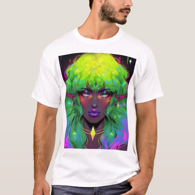 Beautiful Glorious Elven Queen T-Shirt (Front)