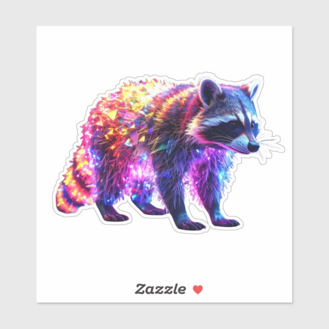 Beautiful Glowing Raccoon (Sheet)