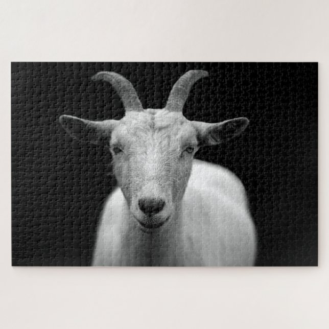 Beautiful goat portrait jigsaw puzzle (Horizontal)