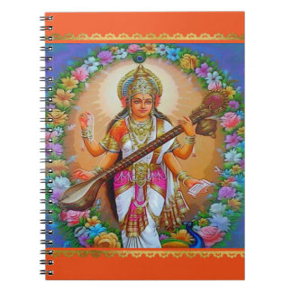 Beautiful Goddess Saraswati Notebook