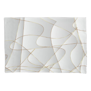 Beautiful gold lines pillowcase