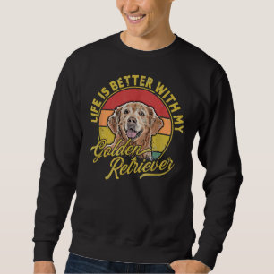 Beautiful Golden Retriever Dog Sweatshirt