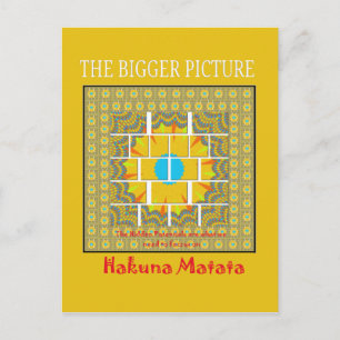 Beautiful golden yellow amazing graphic design postcard