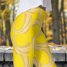 Beautiful Golden Yellow and Gold Curves Pattern