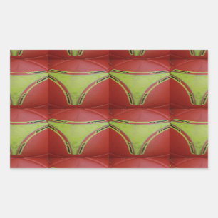 Beautiful Golden yellow geometrical pattern design Sticker