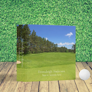 Beautiful Golf Course Day Binder