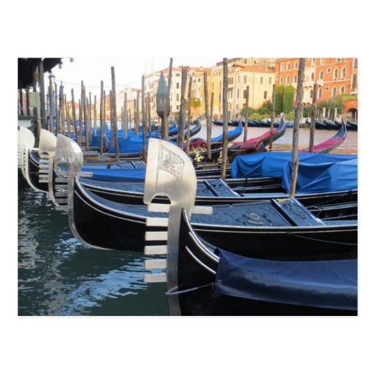 Beautiful gondolas! postcard