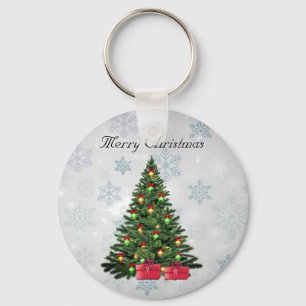 Beautiful, Gorgeous, Sparkly, Pine Tree Keychain