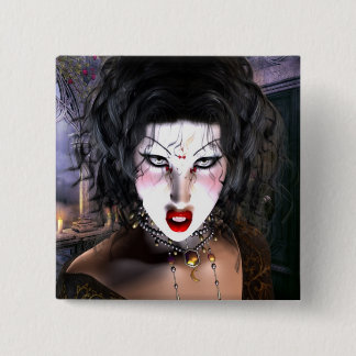 Beautiful Gothic Art 2 Inch Square Button