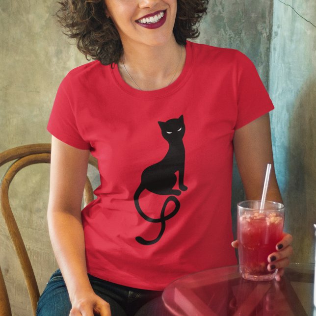 Beautiful Gracious Evil Black Cat T-Shirt (Creator Uploaded)