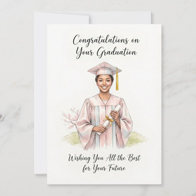 Beautiful Graduation Card (Front)