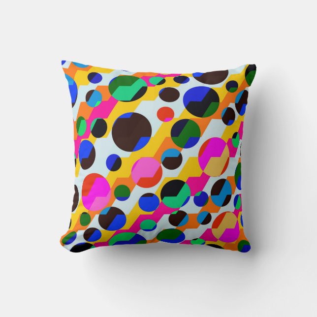 beautiful graffiti grunge texture abstract backgro throw pillow (Front)
