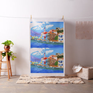 Beautiful Greece cotton fabric