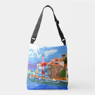 Beautiful Greece Cross- Body Bag