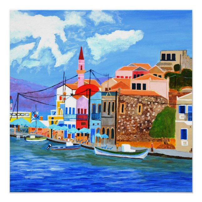 Beautiful Greece Glossy Poster (Front)