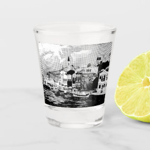 Beautiful Greece shot glass