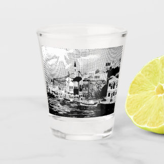 Beautiful Greece shot glass