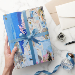 Beautiful Greece Wrapping Paper 