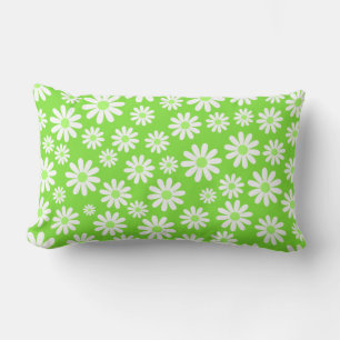 Beautiful Green Floral Pillow