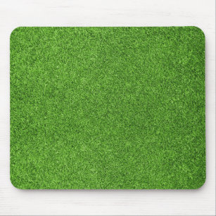 Beautiful green grass texture from golf course mouse pad