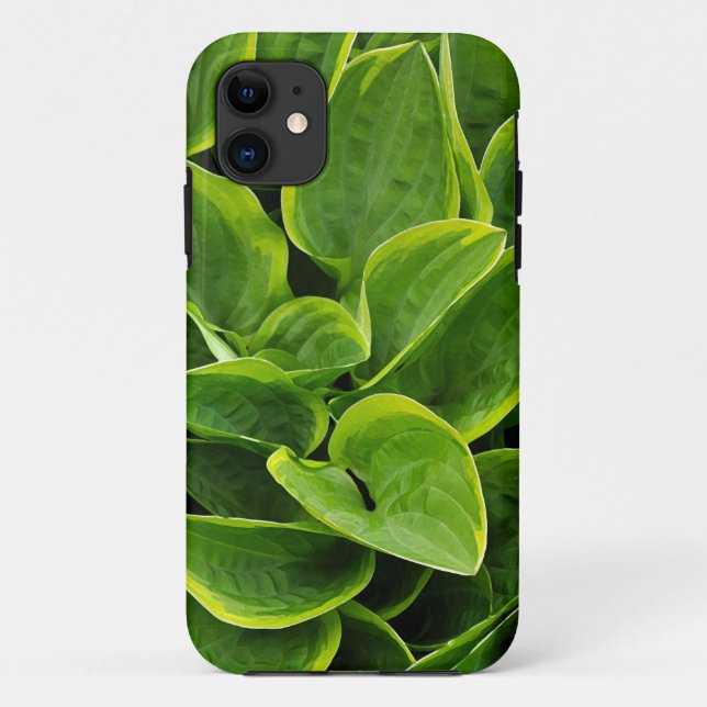 Beautiful green hosta plant Case-Mate iPhone case (Back)