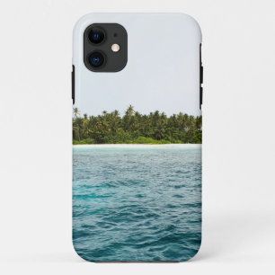 Beautiful Green Island In The Sea iPhone 11 Case