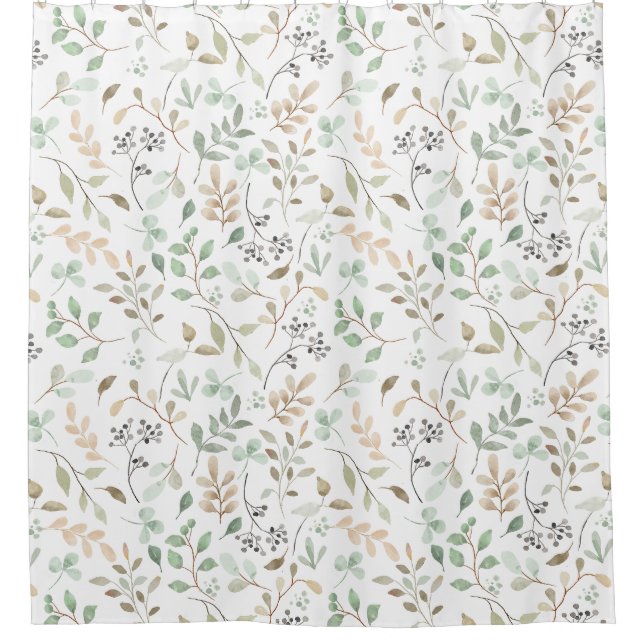 Beautiful Green Orange Blossom Flower Pattern (Front)