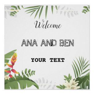 Beautiful green poster