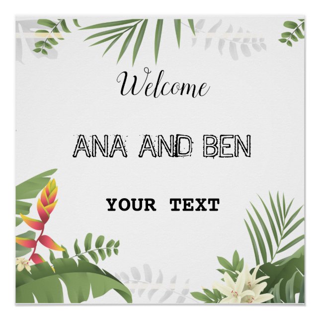 Beautiful green poster (Front)