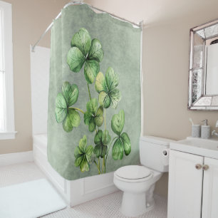 Beautiful Green Watercolor Shamrock