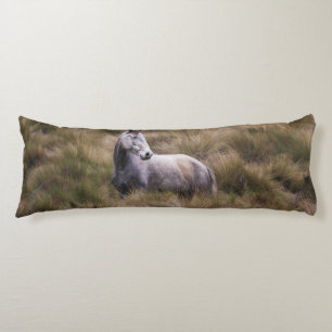 Beautiful Grey Coloured Horse Body Pillow