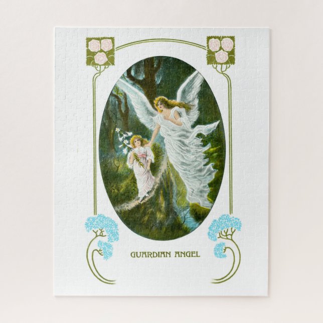 Beautiful guardian angel jigsaw puzzle (Vertical)