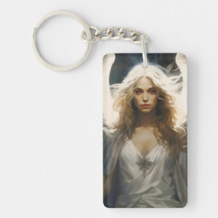 Beautiful Guardian Angel Keychain